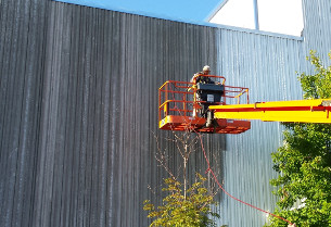 commercial painting, industrial painting, power washing
